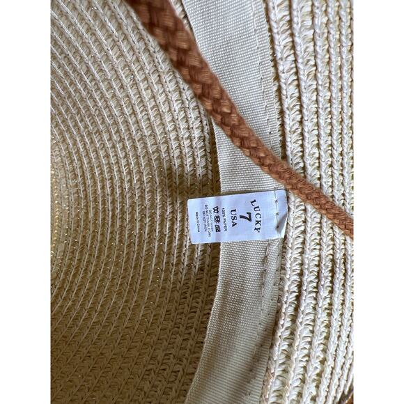 Lucky 7 USA Straw Cowboy Hat Longhorn Western Cowgirl One Size main image 6